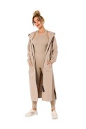 Bluza Damska Model MOE729 Beige - Moe Moe Bluza Damska Model MOE729 Beige - Moe Moe