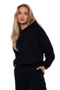 Bluza Damska Model MOE759 Black - Moe Moe Bluza Damska Model MOE759 Black - Moe Moe