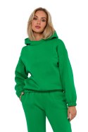 Bluza Damska Model MOE759 Green - Moe Moe Bluza Damska Model MOE759 Green - Moe Moe