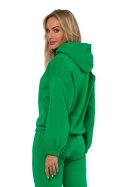 Bluza Damska Model MOE759 Green - Moe Moe Bluza Damska Model MOE759 Green - Moe Moe
