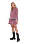 Bluza Damska Model MOE766 Dirty Pink - Moe Moe Bluza Damska Model MOE766 Dirty Pink - Moe Moe
