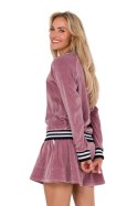Bluza Damska Model MOE766 Dirty Pink - Moe Moe Bluza Damska Model MOE766 Dirty Pink - Moe Moe