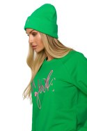 Czapka Damska Model MOE709 Green - Moe Moe Czapka Damska Model MOE709 Green - Moe Moe