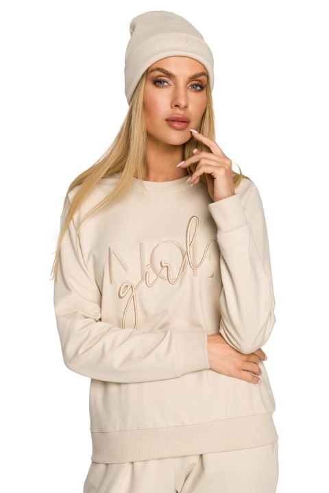 Czapka Damska Model MOE709 Piasek - Moe Moe Czapka Damska Model MOE709 Piasek - Moe Moe