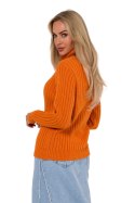 Golf Damski Model MOE771 Orange - Moe Moe Golf Damski Model MOE771 Orange - Moe Moe