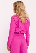 Kurtka Damska Model MOE800 Pink - Moe Moe Kurtka Damska Model MOE800 Pink - Moe Moe