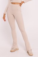 Legginsy Model MOE816 Piasek - Moe Moe Legginsy Model MOE816 Piasek - Moe Moe