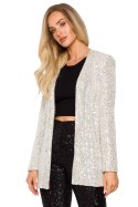 Marynarka Model MOE724 Szampan - Moe Moe Marynarka Model MOE724 Szampan - Moe Moe