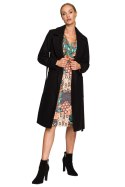 Płaszcz Model MOE708 Black - Moe Moe Płaszcz Model MOE708 Black - Moe Moe