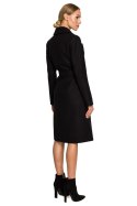 Płaszcz Model MOE708 Black - Moe Moe Płaszcz Model MOE708 Black - Moe Moe