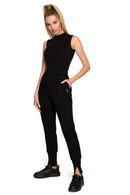 Spodnie Dresowe Model MOE692 Black - Moe Moe