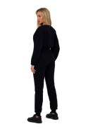Spodnie Kombinezon Model MOE763 Black - Moe Moe Spodnie Kombinezon Model MOE763 Black - Moe Moe
