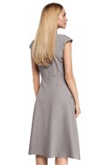 Sukienka Model MOE296 Grey - Moe Moe Sukienka Model MOE296 Grey - Moe Moe