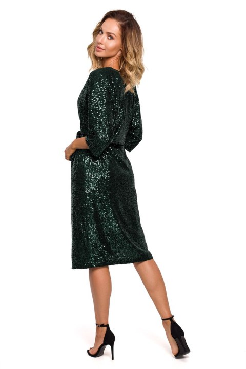 Sukienka Model MOE653 Butelka Green - Moe Moe Sukienka Model MOE653 Butelka Green - Moe Moe