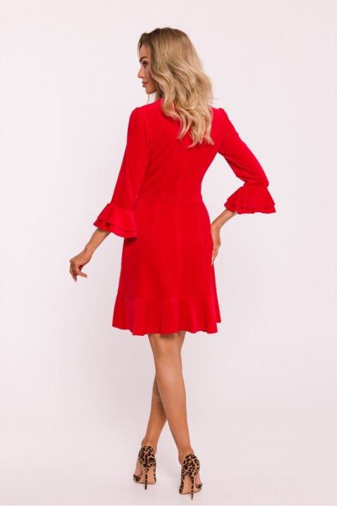 Sukienka Model MOE825 Red - Moe Moe Sukienka Model MOE825 Red - Moe Moe