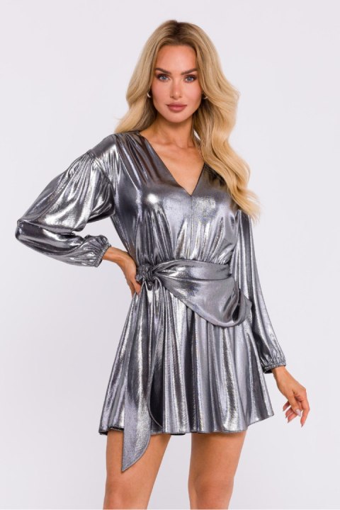 Sukienka Model MOE832 Silver - Moe Moe Sukienka Model MOE832 Silver - Moe Moe