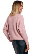 Sweter Damski Model MOE537 Pink - Moe Moe Sweter Damski Model MOE537 Pink - Moe Moe