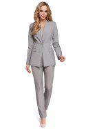 Żakiet Model MOE304 Grey - Moe Moe Żakiet Model MOE304 Grey - Moe Moe