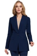 Żakiet Model MOE304 Navy - Moe Moe Żakiet Model MOE304 Navy - Moe Moe