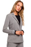 Żakiet Model MOE459 Grey - Moe Moe Żakiet Model MOE459 Grey - Moe Moe