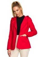 Żakiet Model MOE691 Red - Moe Moe Żakiet Model MOE691 Red - Moe Moe