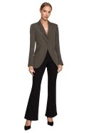 Żakiet Model MOE701 Khaki - Moe Moe Żakiet Model MOE701 Khaki - Moe Moe