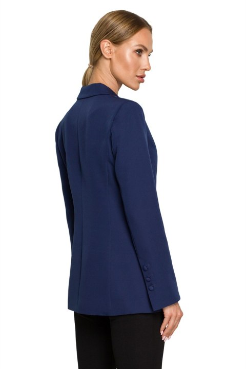 Żakiet Model MOE701 Navy - Moe Moe Żakiet Model MOE701 Navy - Moe Moe