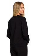 Bluza Damska Model MOE693 Black - Moe Moe Bluza Damska Model MOE693 Black - Moe Moe