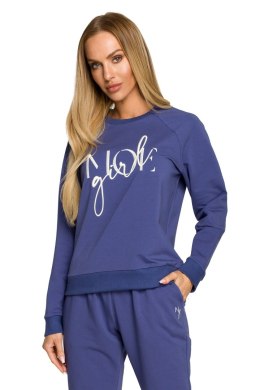 Bluza Damska Model MOE693 Indygo - Moe Moe