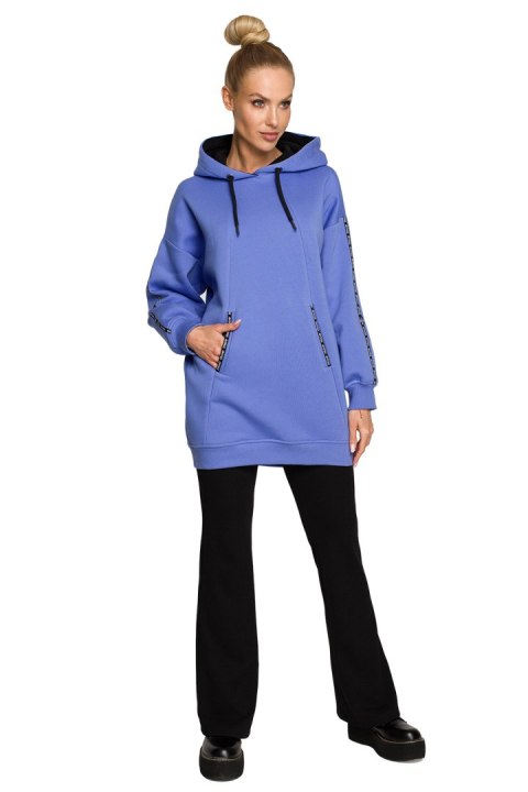 Bluza Damska Model MOE696 Light Violet - Moe Moe Bluza Damska Model MOE696 Light Violet - Moe Moe