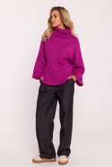 Golf Damski Model MOE822 Amarant - Moe Moe Golf Damski Model MOE822 Amarant - Moe Moe