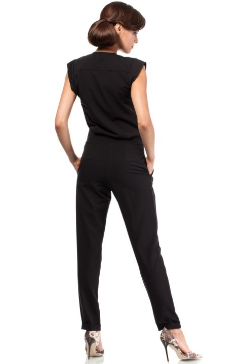 Kombinezon Damski Model MOE196 Black - Moe Moe Kombinezon Damski Model MOE196 Black - Moe Moe