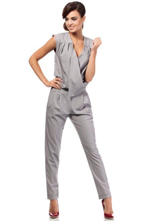 Kombinezon Damski Model MOE196 Grey - Moe Moe Kombinezon Damski Model MOE196 Grey - Moe Moe