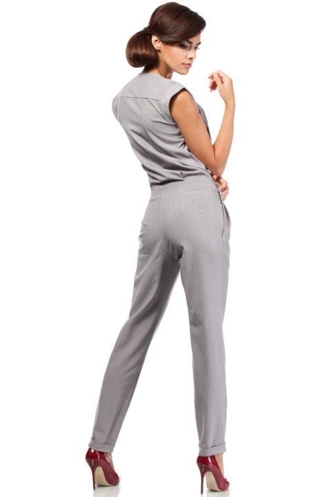 Kombinezon Damski Model MOE196 Grey - Moe Moe Kombinezon Damski Model MOE196 Grey - Moe Moe
