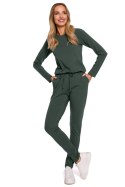 Kombinezon Damski Model MOE583 Militare Green - Moe Moe Kombinezon Damski Model MOE583 Militare Green - Moe Moe