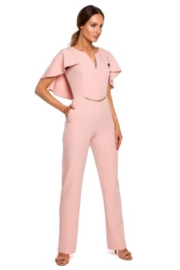 Kombinezon Model MOE670 Powder Pink - Moe Hurtownia odzieży on-line, moda damska, bielizna i obuwie dla kobiet - Matterhorn.pl Moe