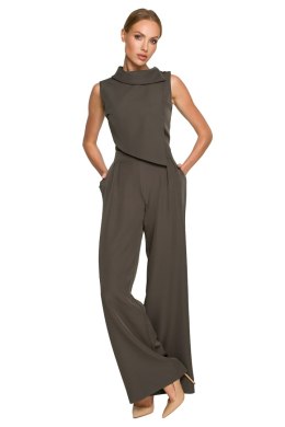 Kombinezon Model MOE702 Khaki - Moe Hurtownia odzieży on-line, moda damska, bielizna i obuwie dla kobiet - Matterhorn.pl Moe