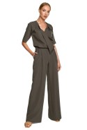 Kombinezon Model MOE703 Khaki - Moe Moe Kombinezon Model MOE703 Khaki - Moe Moe
