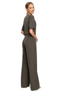 Kombinezon Model MOE703 Khaki - Moe Moe Kombinezon Model MOE703 Khaki - Moe Moe