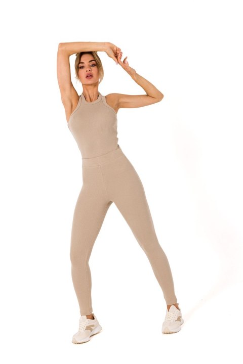 Legginsy Model MOE734 Beige - Moe Moe Legginsy Model MOE734 Beige - Moe Moe