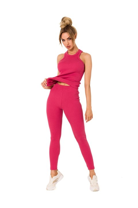 Legginsy Model MOE734 Coral - Moe Moe Legginsy Model MOE734 Coral - Moe Moe