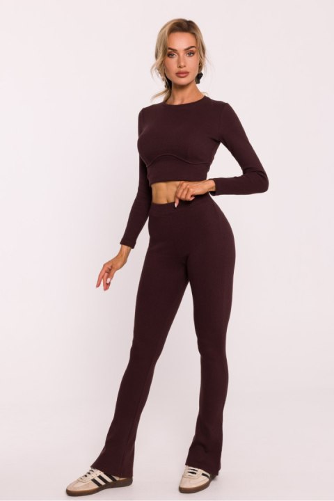 Legginsy Model MOE816 Brown - Moe Moe Legginsy Model MOE816 Brown - Moe Moe