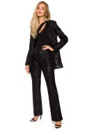 Marynarka Model MOE724 Black - Moe Moe Marynarka Model MOE724 Black - Moe Moe