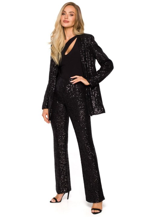 Marynarka Model MOE724 Black - Moe Moe Marynarka Model MOE724 Black - Moe Moe