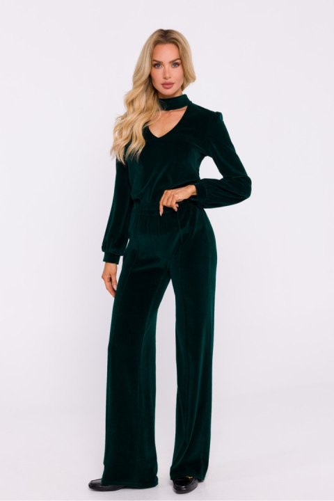 Spodnie Damskie Model MOE830 Green - Moe Moe Spodnie Damskie Model MOE830 Green - Moe Moe