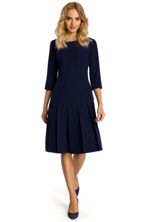 Sukienka Model MOE336 Navy - Moe Moe Sukienka Model MOE336 Navy - Moe Moe