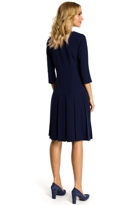 Sukienka Model MOE336 Navy - Moe Moe Sukienka Model MOE336 Navy - Moe Moe