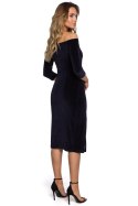 Sukienka Model MOE559 Navy - Moe Moe Sukienka Model MOE559 Navy - Moe Moe