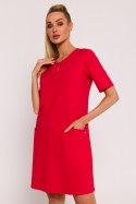 Sukienka Model MOE788 Red - Moe Moe Sukienka Model MOE788 Red - Moe Moe
