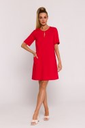 Sukienka Model MOE788 Red - Moe Moe Sukienka Model MOE788 Red - Moe Moe
